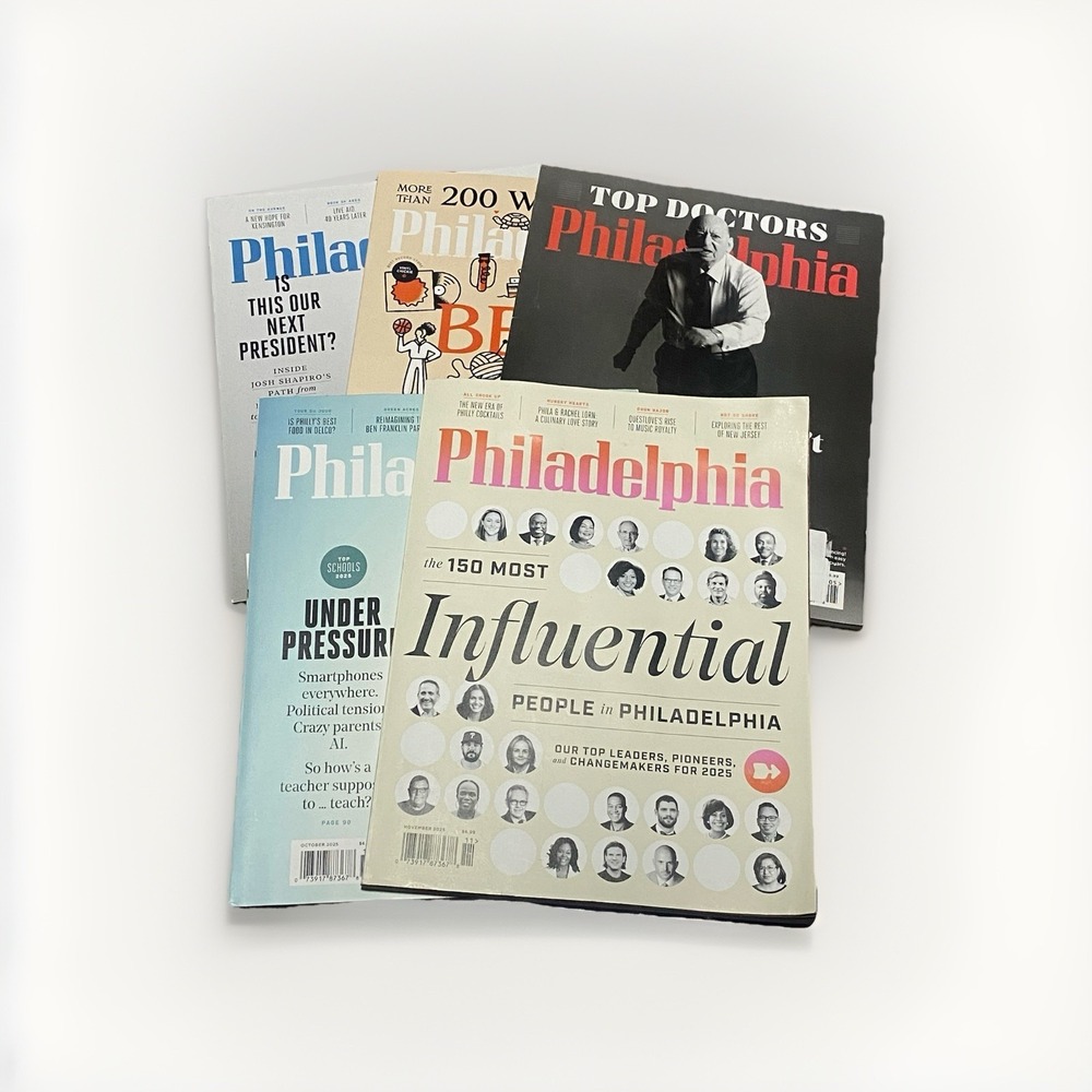 Lot‎ 5 Philadelphia Magazine 2025 Best of Philly Doctors Restaurant Collectible